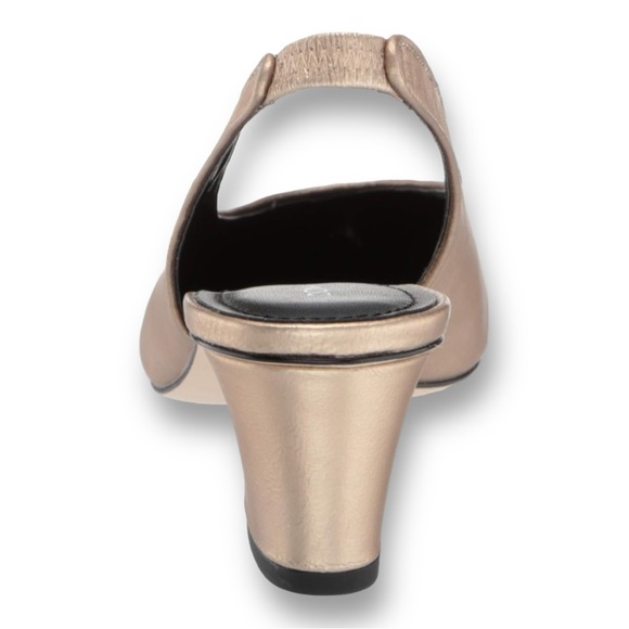 Donald J Pliner Gema slingback Pump gold bronze 6.5 - Picture 7 of 7